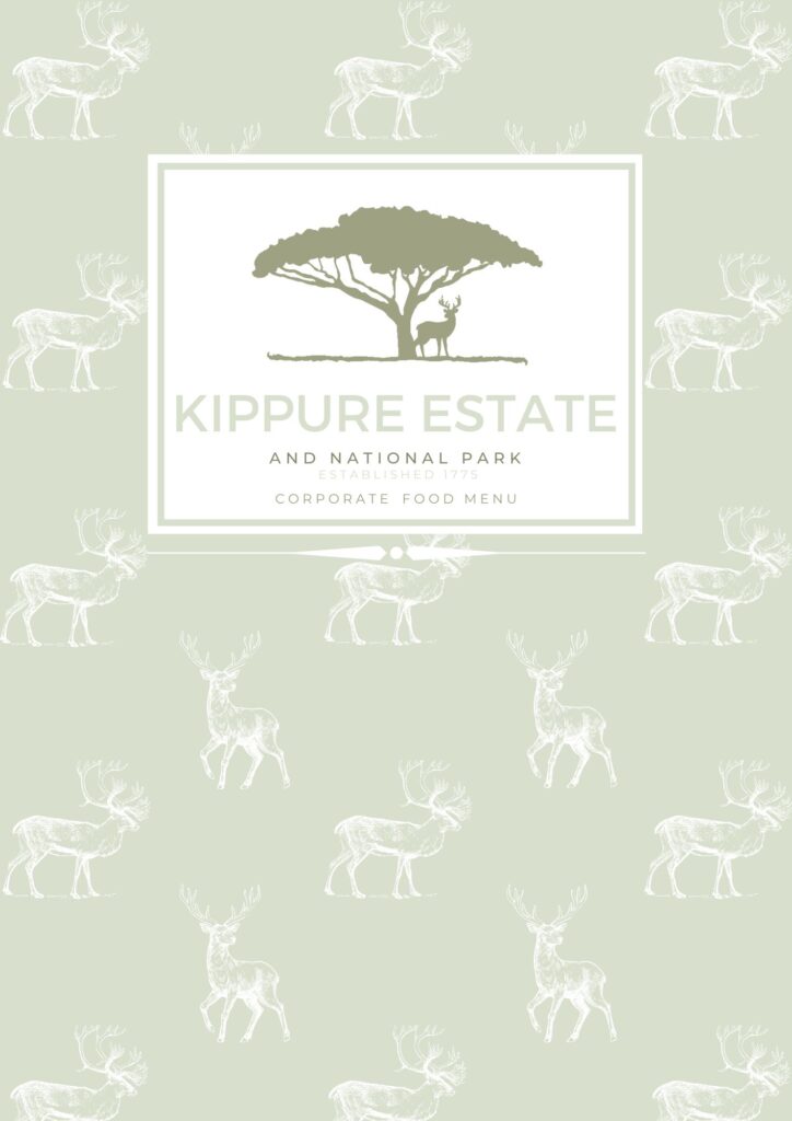 printed assest design for Kippure Estate wedding venue