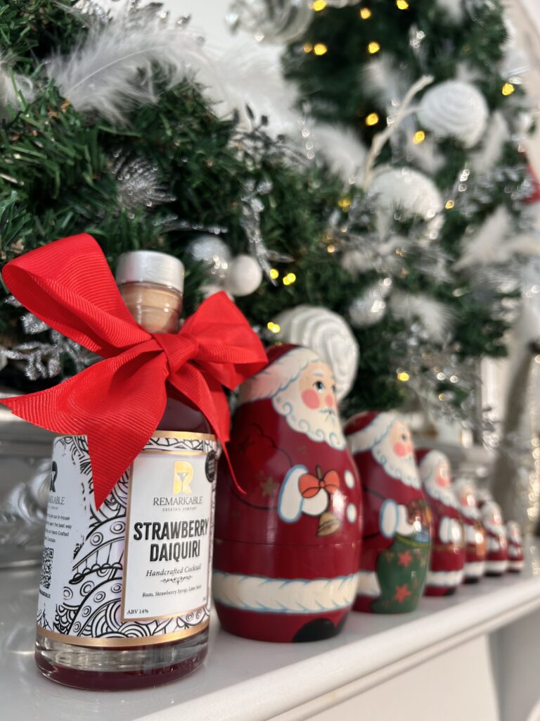 Creative direction for cocktail Christmas Campaign