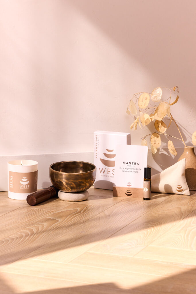 Wellness brand packaging design example by Rachel Dignam